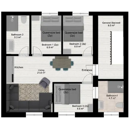 Authentic - 6p-apartment Eijsden